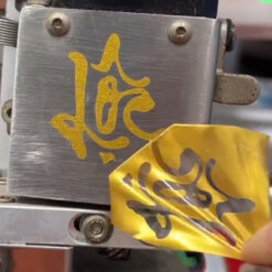 Tem UV DTF Nhũ Vàng