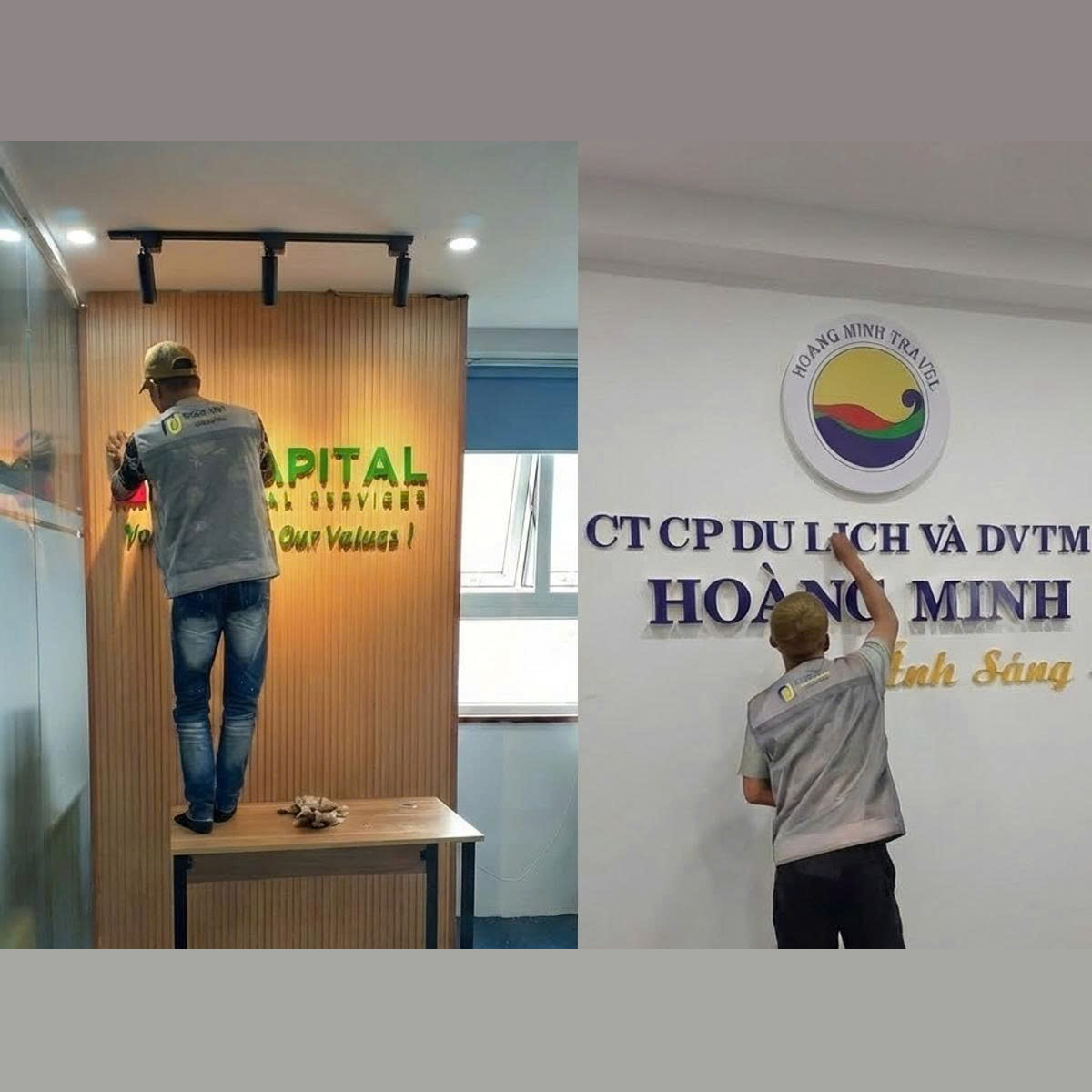 Thi Công Logo Chữ Nổi Nội Thất - Ảnh 8