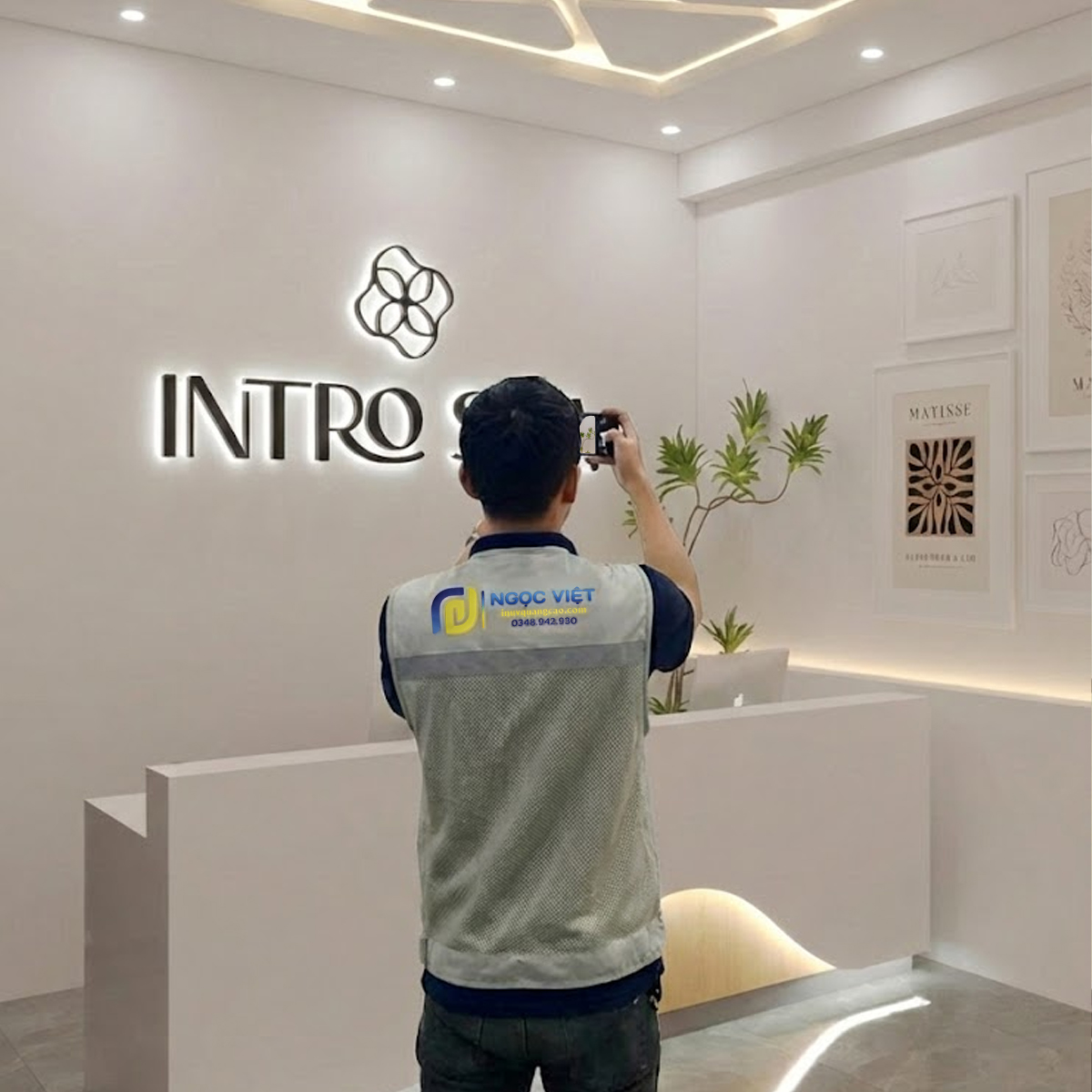 Thi Công Logo Chữ Nổi Nội Thất - Ảnh 12