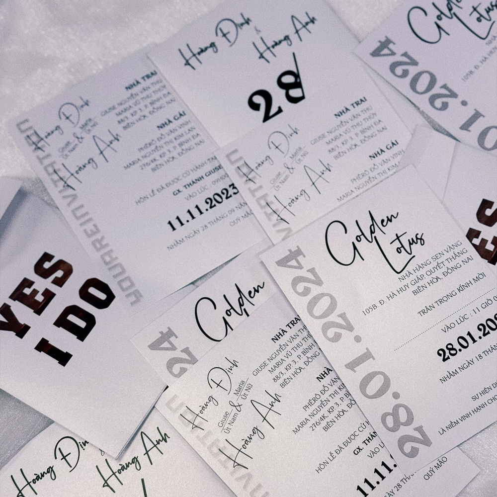 Thiệp Cưới - Ảnh 5